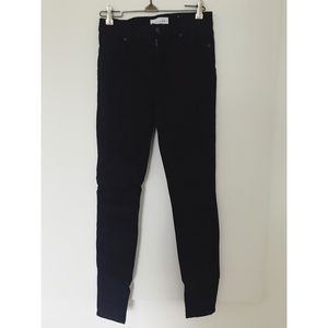LOFT Black Denim High Waisted Legging Size 25/0